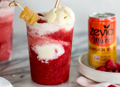 Raspberry Ginger Float