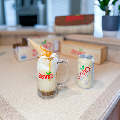 Zevia Salted Caramel Root Beer Float