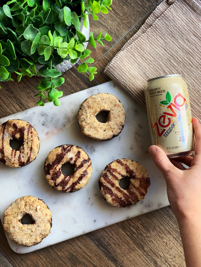 Creamy Root Beer Chocolate Donuts