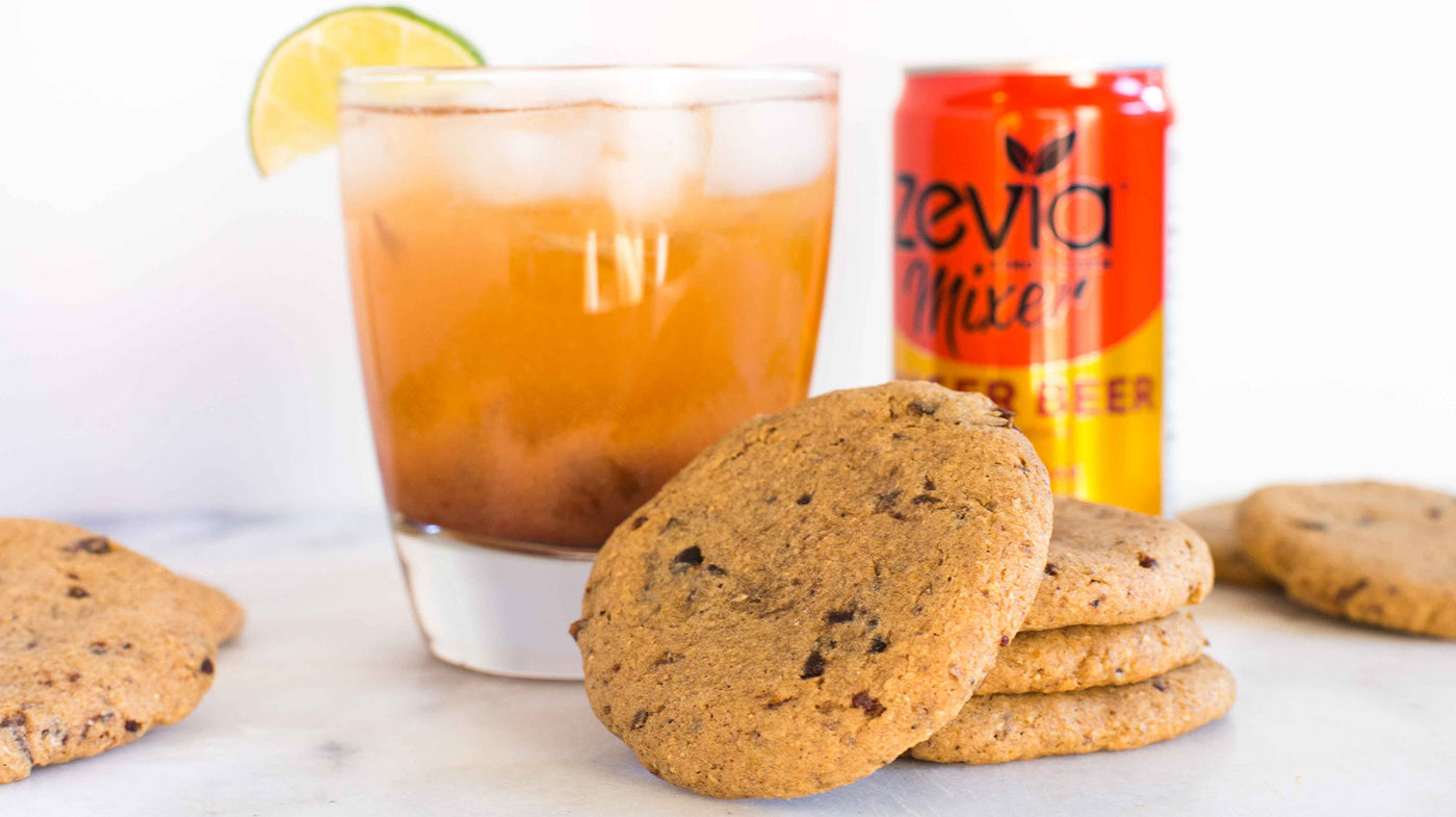 Dark and Stormy Ginger Cookies