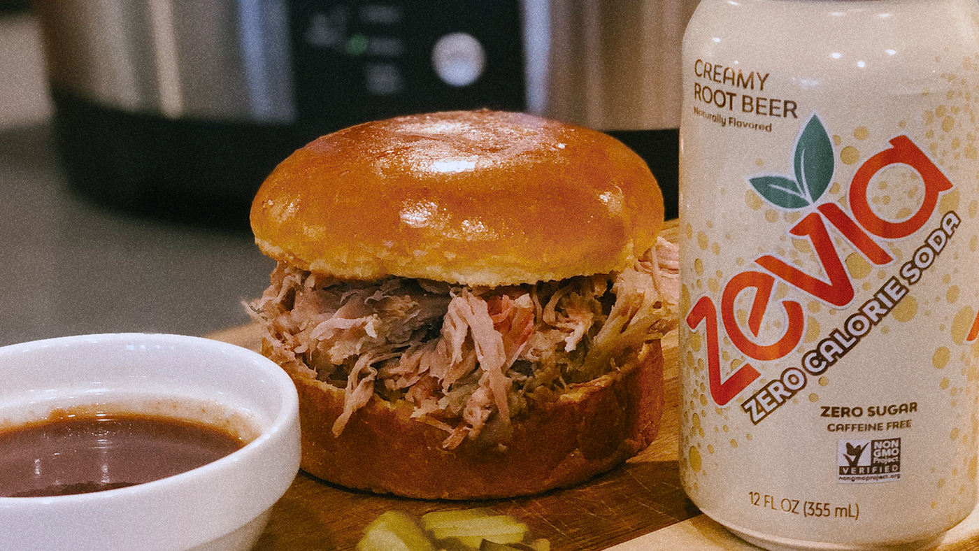 Root Beer Pulled Pork Sandwiches