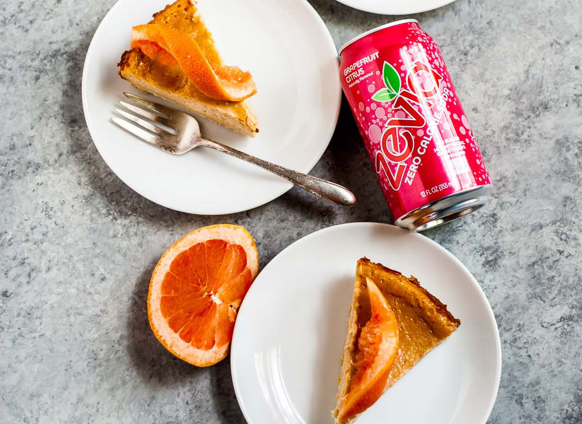 Vegan Grapefruit Cashew Cheesecake