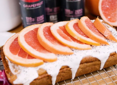 Grapefruit Poppy Seed Energy Loaf Cake