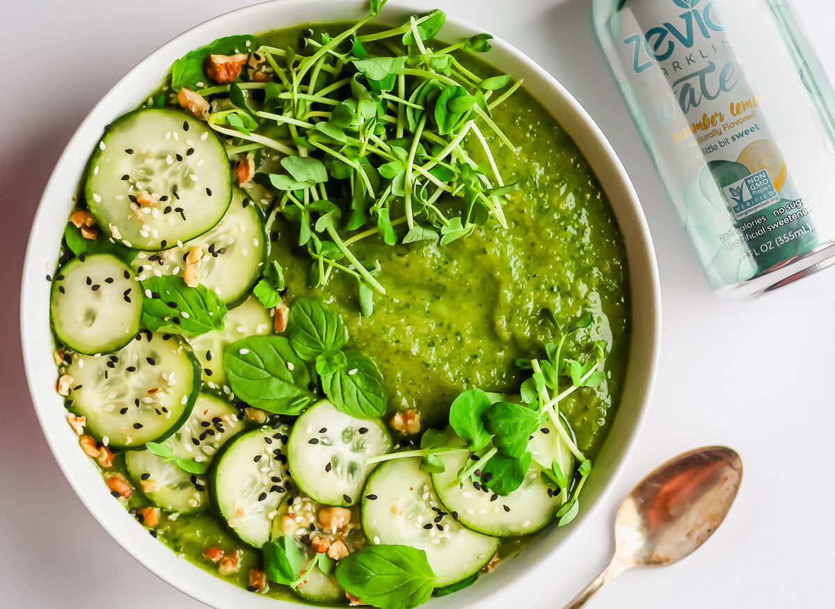 Healthy Cucumber Smoothie Bowl