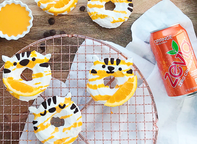 Zevia Orange Creamsicle Donuts