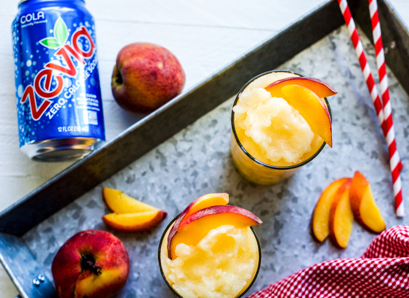 Peach Vanilla Cola Slushie