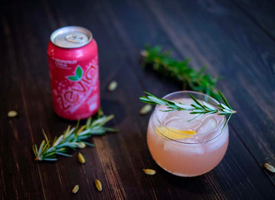 Grapefruit Cardamom Gin Fizz