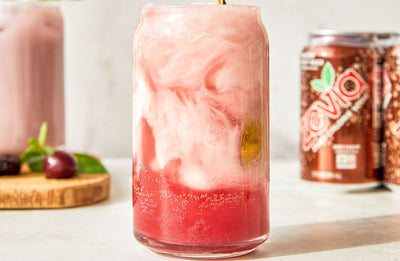 Cherry Root Beer Float Mocktail