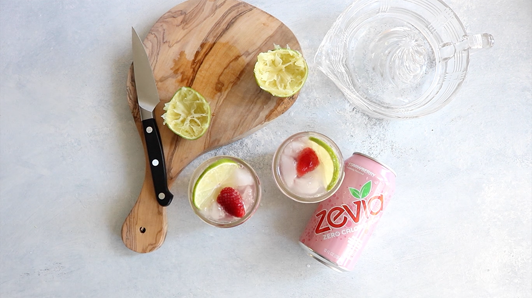 Strawberry Lime Cocktail