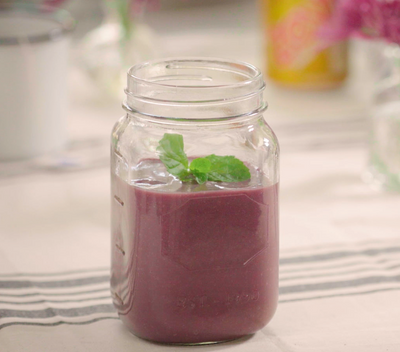 Ube & Cream Breakfast Smoothie