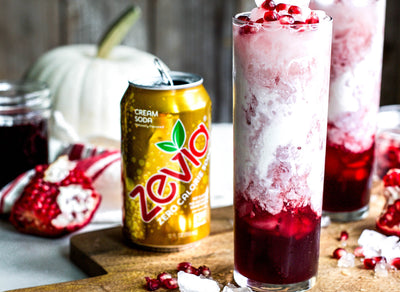 Pomegranate Cream Soda Cocktail