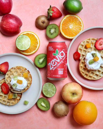 Fruity Punch Oat Waffles