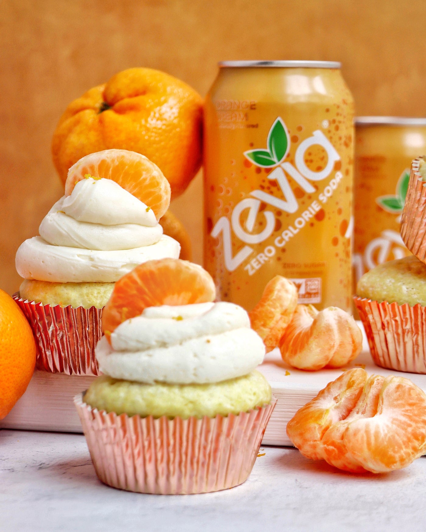 Orange Creamsicle Cupcakes