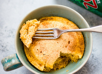 Zevia Ginger Ale Pumpkin Mug Cake