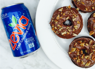 Baked Zevia Cola Donuts