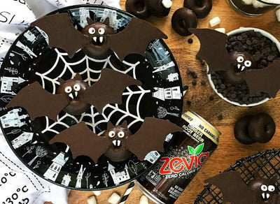 Batty Zevia Ginger Root Beer Chocolate Donuts