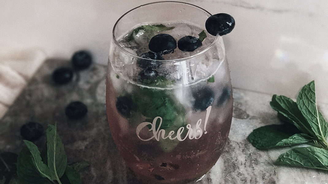 Coconut Blueberry Spritzer