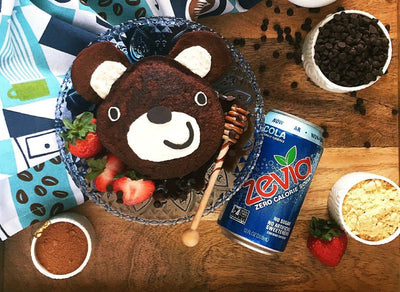 Chocolate Cola Bear Pancakes