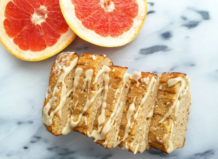 Flourless Zevia Grapefruit Energy Bread