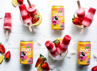 Glace à la limonade à la fraise Zevia Kidz