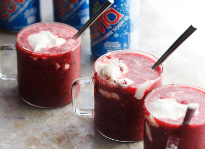 Cherry Cola Coconut Slushie-Float