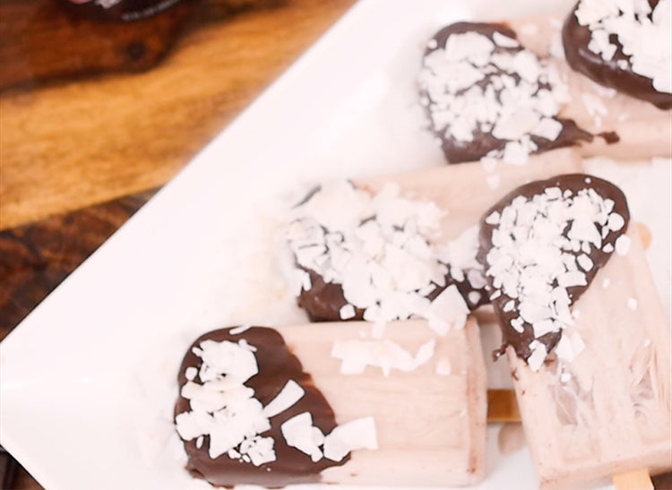 Chocolate Root Beer Popsicles