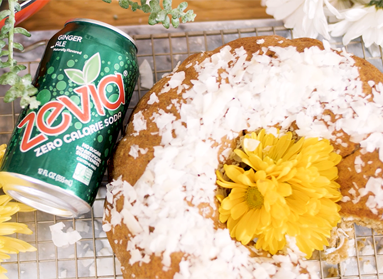 Zevia Ginger Ale Spice Cake