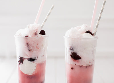 Guilt-Free Black Cherry Float